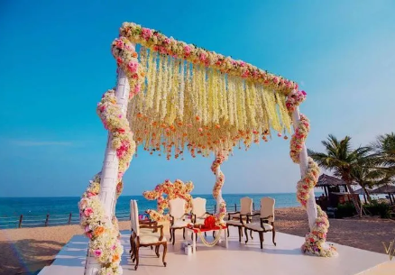 Indian beach wedding