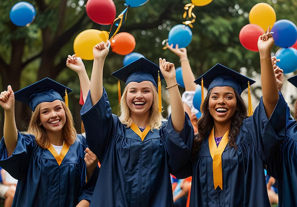 Home graduation celebration